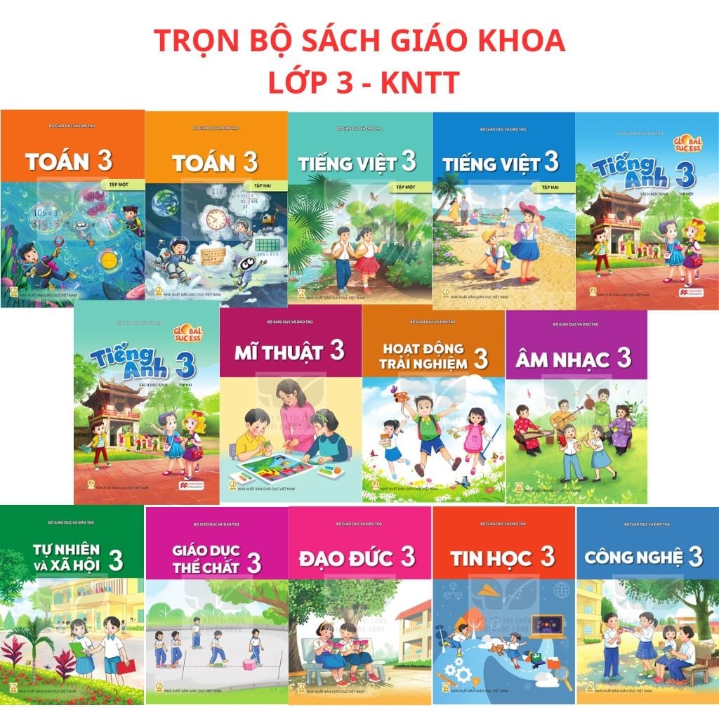 Sách Giáo Khoa Và Bài Tập Lớp 3 - Năm 2026-2027 - Kết Nối Tri Thức Với Cuộc Sống - NXBGD