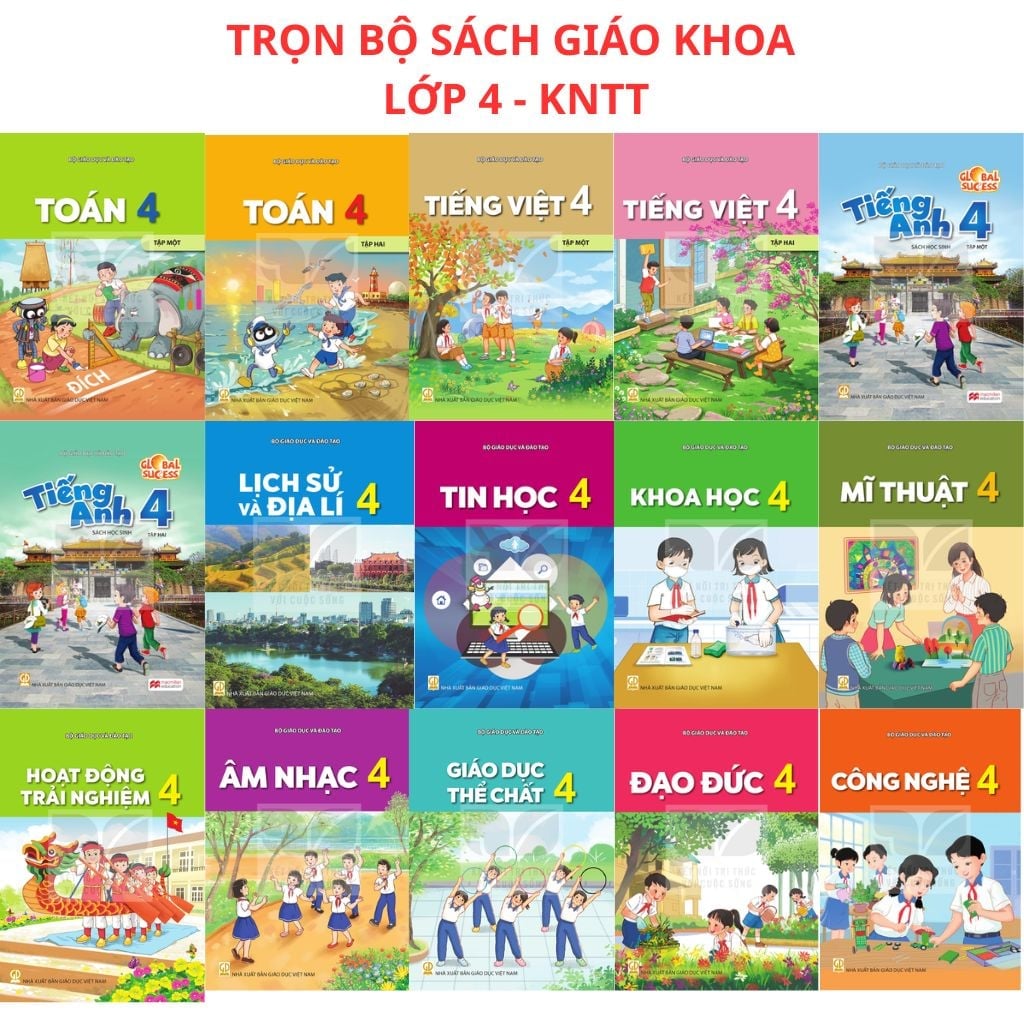 Sách Giáo Khoa Và Bài Tập Lớp 4 - Năm 2026-2027 - Kết Nối Tri Thức Với Cuộc Sống - NXBGD