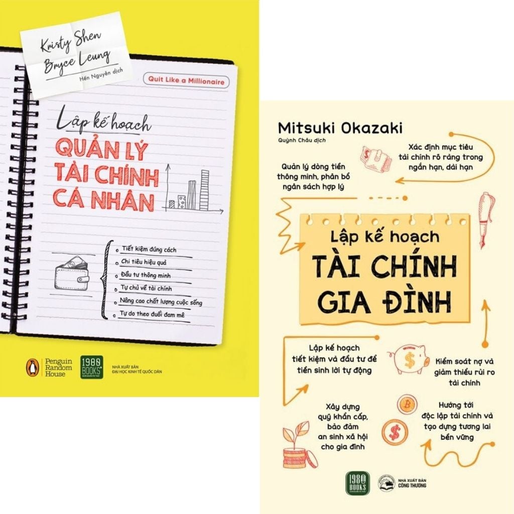 Combo 2 Quyển Lập Kế Hoạch Tài Chính Gia Đình + Lập Kế Hoạch Quản Lý Tài Chính Cá Nhân - Nhiều Tác Giả