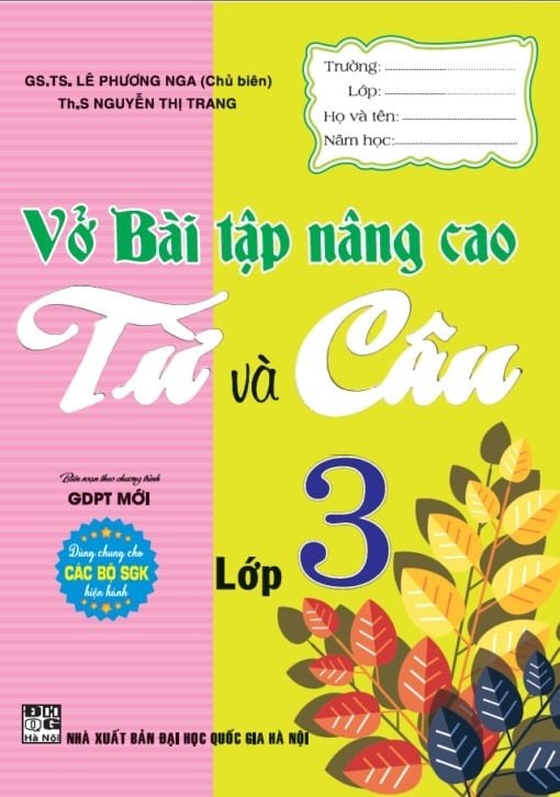 Vở Bài Tập Nâng Cao Từ Và Câu Lớp 3 (Dùng Chung Cho Các Bộ Sgk Hiện Hành) - Lê Phương Nga