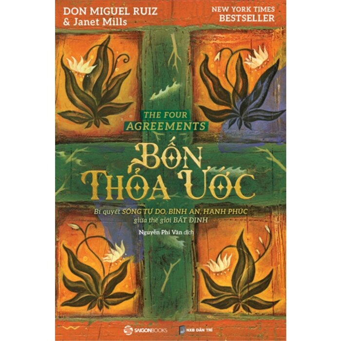 Combo 2 Quyển Bốn Thỏa Ước + Thực Hành Bốn Thỏa Ước - Janet Mills , don Miguel Ruiz