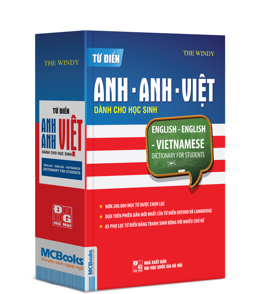  Từ điển Anh Anh Việt Oxford dành cho học sinh (bìa xanh đỏ) 