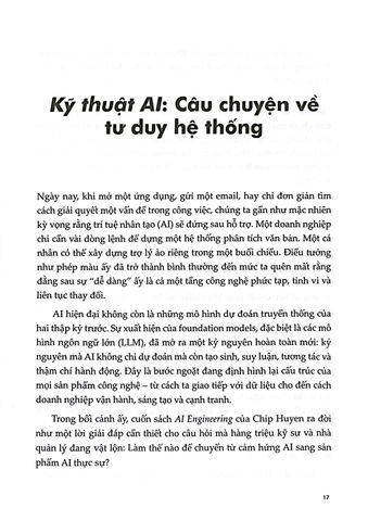  Kỹ Thuật AI - Xây Dựng Ứng Dụng Với Mô Hình Nền Tảng - Chip Huyen 