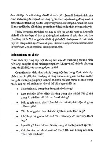  Kỹ Thuật AI - Xây Dựng Ứng Dụng Với Mô Hình Nền Tảng - Chip Huyen 