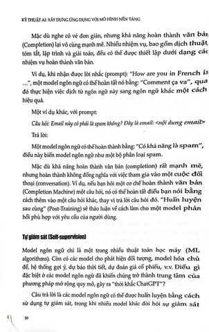  Kỹ Thuật AI - Xây Dựng Ứng Dụng Với Mô Hình Nền Tảng - Chip Huyen 
