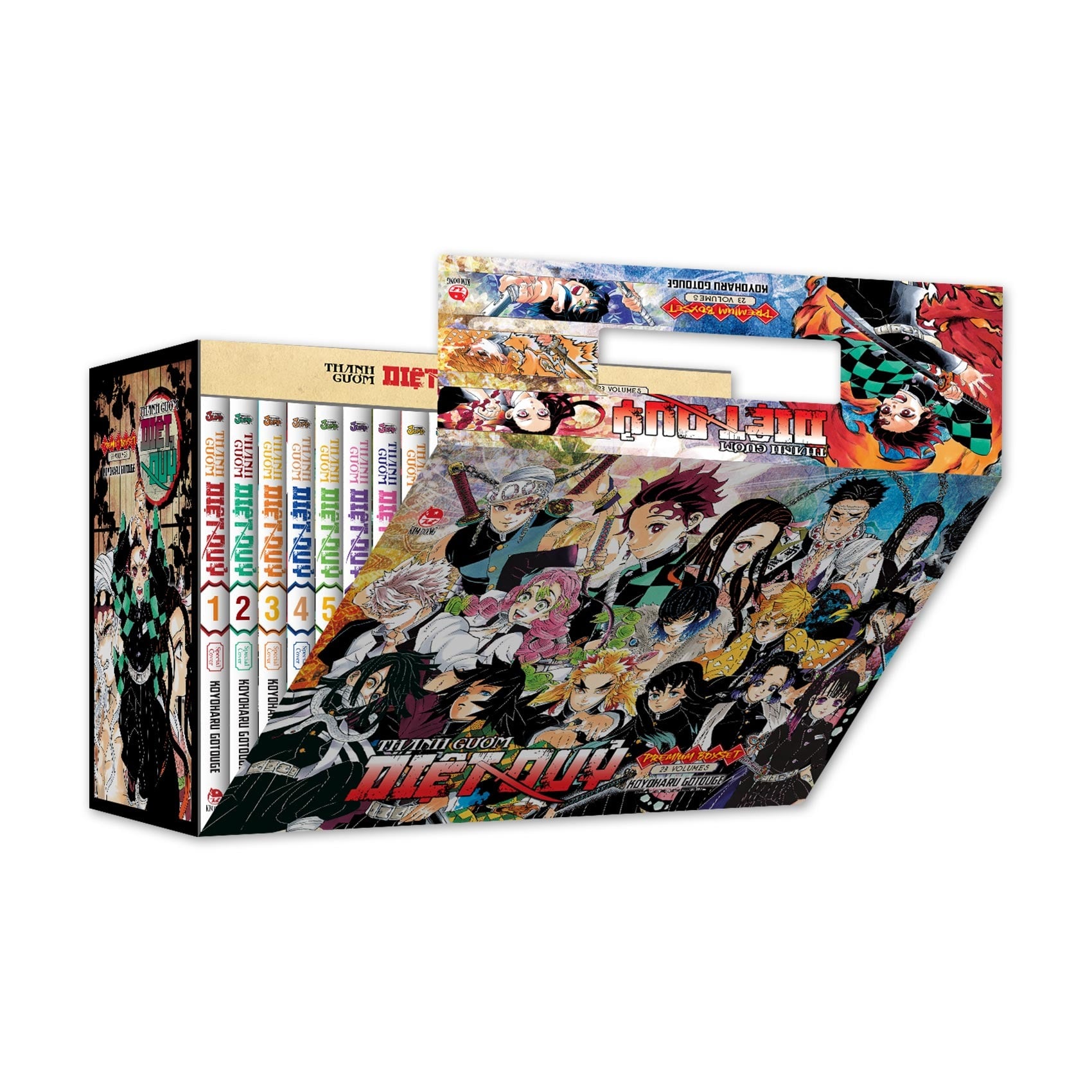 Premium Boxset - Bộ Hộp Thanh Gươm Diệt Quỷ - Koyoharu Gotouge (Trọn Bộ 23 Tập)