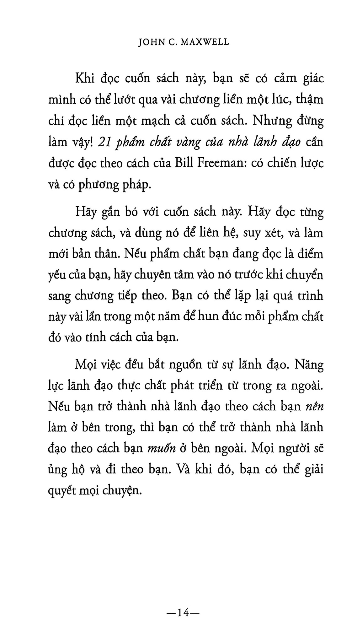 21 Phẩm Chất Vàng Của Nhà Lãnh Đạo - John C. Maxwell