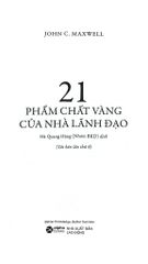 21 Phẩm Chất Vàng Của Nhà Lãnh Đạo - John C. Maxwell