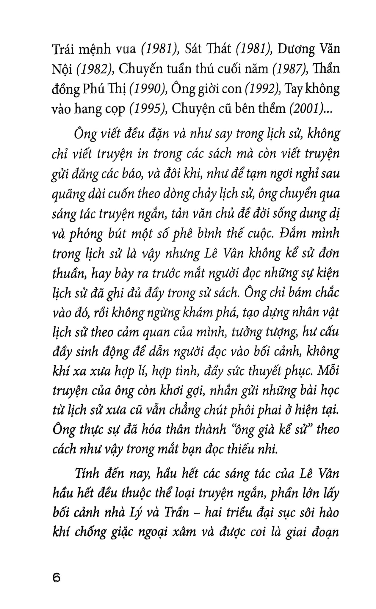 Truyện Kể Lịch Sử - Vì Nghĩa Lớn - Lê Vân