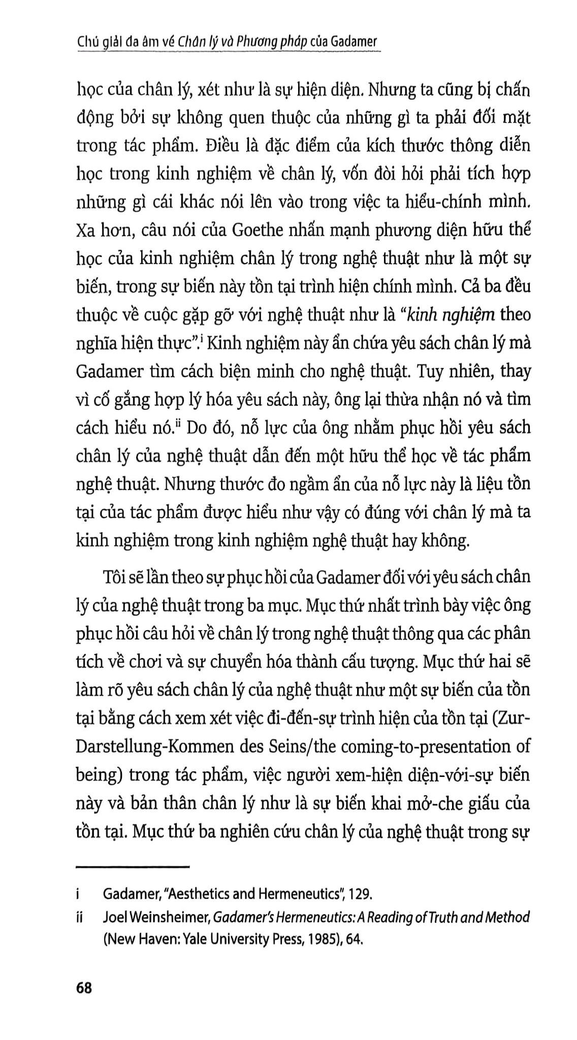 Chú Giải Đa Âm Về Chân Lý Và Phương Pháp Của Gadamer (Bìa Cứng) - Cynthia R. Nielsen, Greg Lynch