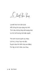 Mơ - Yêu & Đời - ThS. Nghệ sĩ Piano Trà Thanh