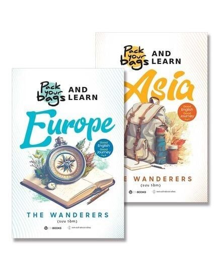  Combo 2 Quyển Pack Your Bags And Learn Europe + Asia 