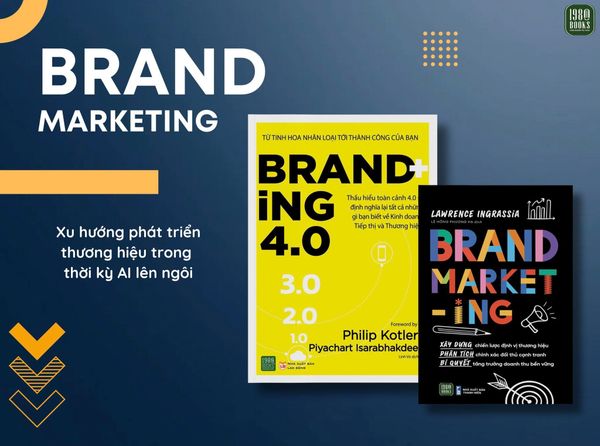  Combo 2 Quyển Brand Marketing + Branding 4.0 