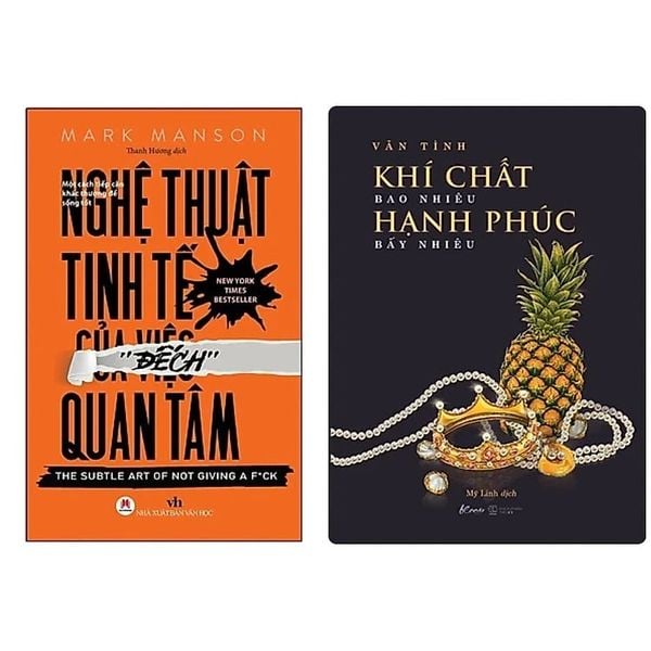  Combo 2 Quyển Tư Duy Kỹ Năng Sống Hay ( Nghệ Thuật Tinh Tế Của Việc Đếch Quan Tâm + Khí Chất Bao Nhiêu Hạnh Phúc Bấy Nhiêu ) 