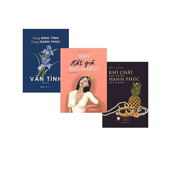  Combo 3 Quyển Của Vãn Tình ( Bạn Đắt Giá Bao Nhiêu + Khí Chất Bao Nhiêu Hạnh Phúc Bấy Nhiêu + Càng Bình Tĩnh Càng Hạnh Phúc ) 