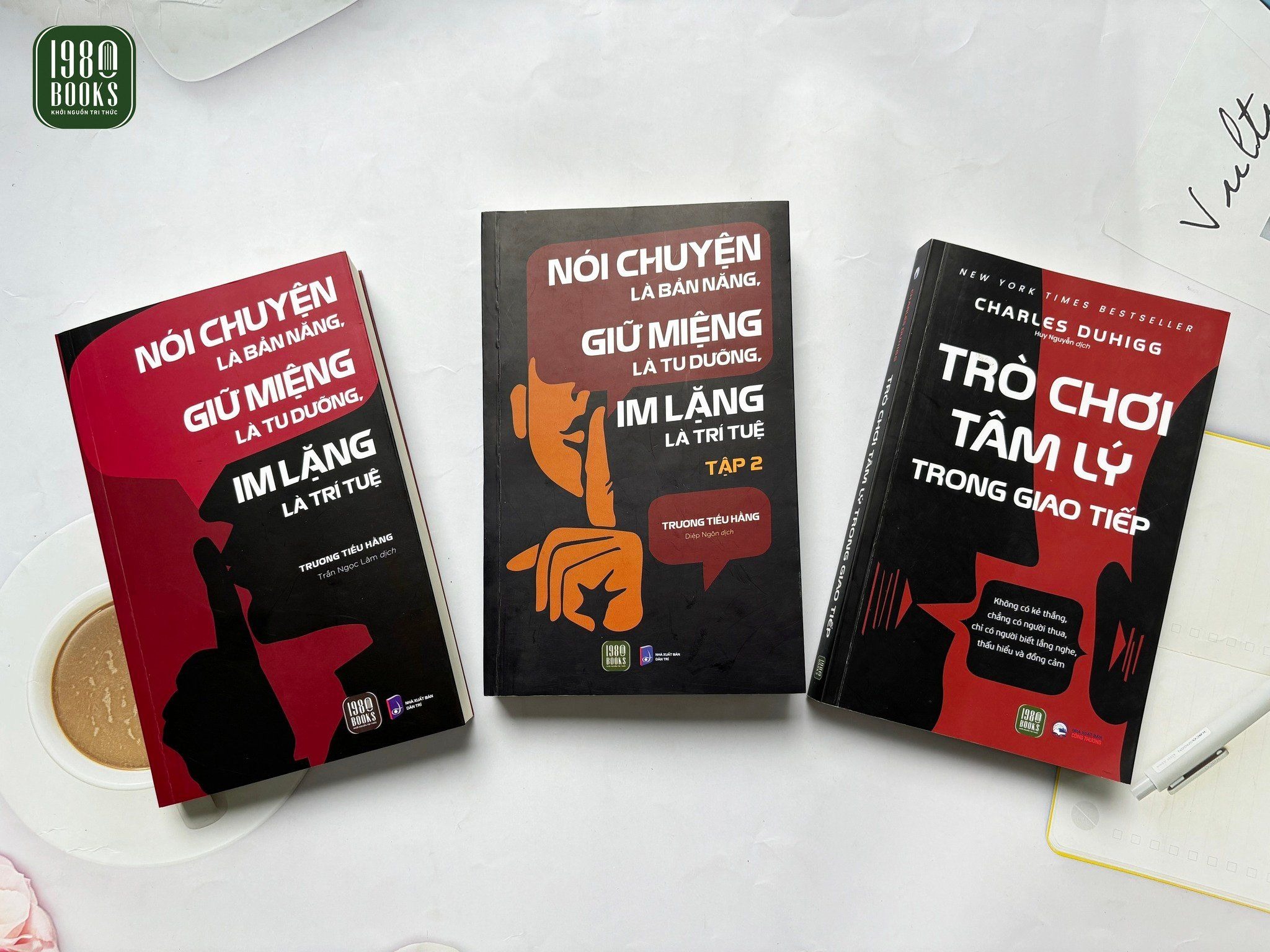 Combo 3 Quyển Cải Thiện Kỹ Năng Giao Tiếp ( Trò Chơi Tâm Lý Trong Giao Tiếp + Nói Chuyện Là Bản Năng, Giữ Miệng Là Tu Dưỡng, Im Lặng Là Trí Tuệ Tập 1 + 2 ) - Charles Duhigg, Trương Tiếu Hằng