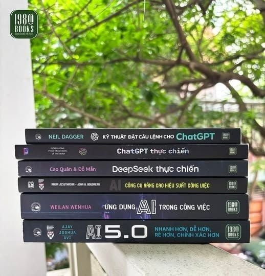  Combo 6 Quyển Sách Mới Nhất Về AI, ChatGPT Và DeepSeek 