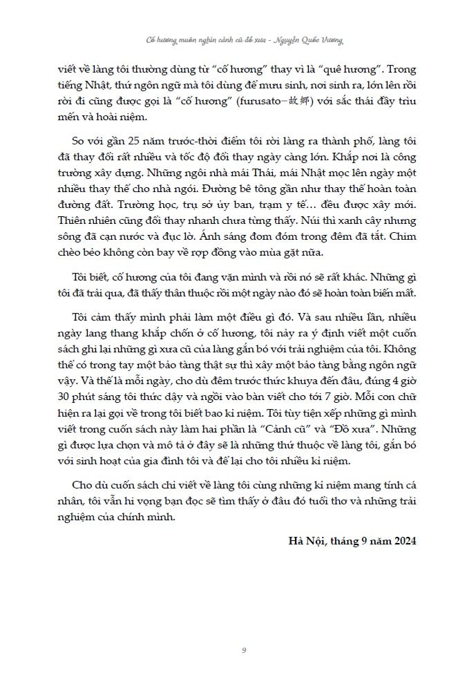 Cố Hương Muôn Nghìn Cảnh Cũ Đồ Xưa - Nguyễn Quốc Vương