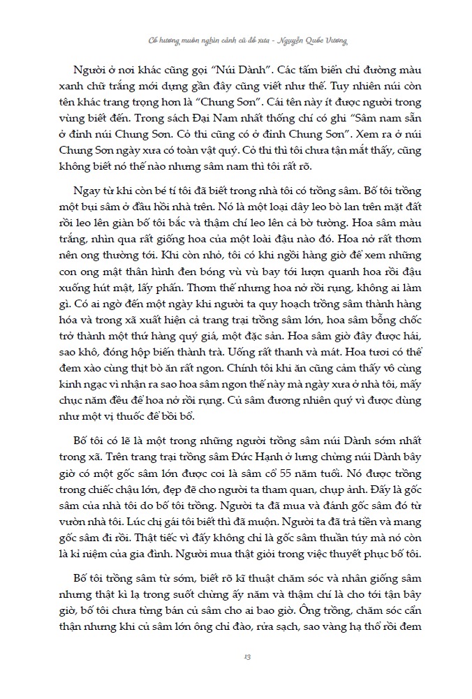 Cố Hương Muôn Nghìn Cảnh Cũ Đồ Xưa - Nguyễn Quốc Vương