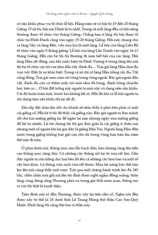 Cố Hương Muôn Nghìn Cảnh Cũ Đồ Xưa - Nguyễn Quốc Vương