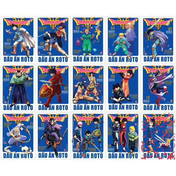 Combo Manga - Dragon Quest - Dấu ấn Roto - Perfect Edition: Tập 1 - 15 (Bộ 15 Tập)