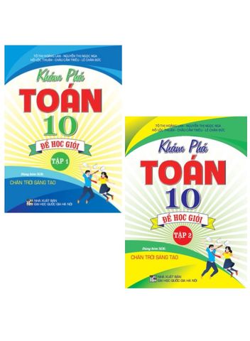  Combo 2 Cuốn Khám Phá Toán 10 Để Học Giỏi Tập 1 + 2 (Dùng Kèm SGK Chân Trời Sáng Tạo) - Tô Thị Hoàng Lan 