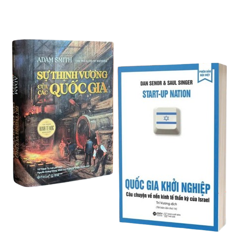Combo 2 Quyển Siêu Kinh Điển trong Kinh Tế - Sự Thịnh Vượng Của Các Quốc Gia + Quốc Gia Khởi Nghiệp (PREORDER - Sách Phát Hành tháng 9/25)