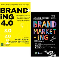 Combo 2 Quyển Brand Marketing + Branding 4.0 - Lawrence Ingrassia, Philip Kotler
