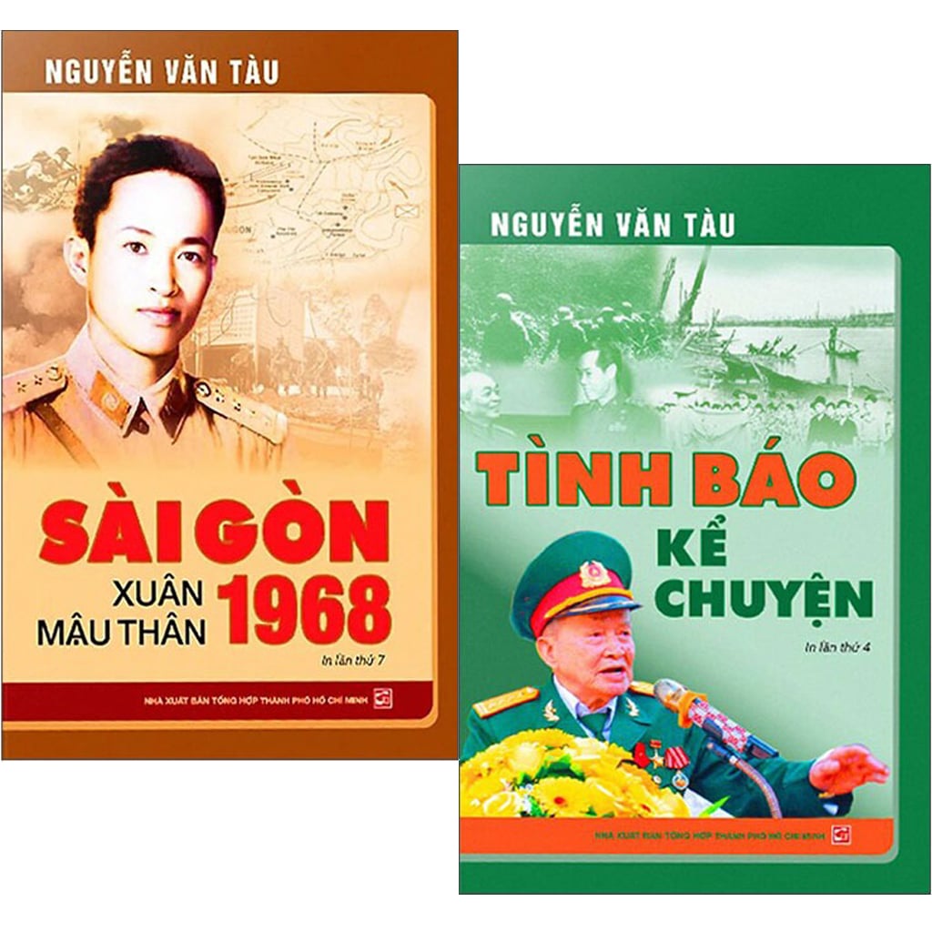 Combo 2 Quyển Sài Gòn - Xuân Mậu Thân 1968 + Tình Báo Kể Chuyện - Nguyễn Văn Tàu