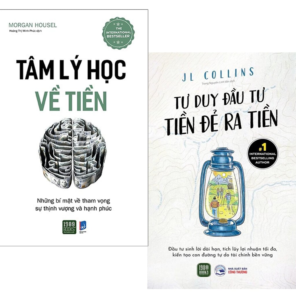 Combo 2 Quyển Tâm Lý Học Về Tiền + Tư Duy Đầu Tư Tiền Đẻ Ra Tiền - Morgan Housel, JL Collins