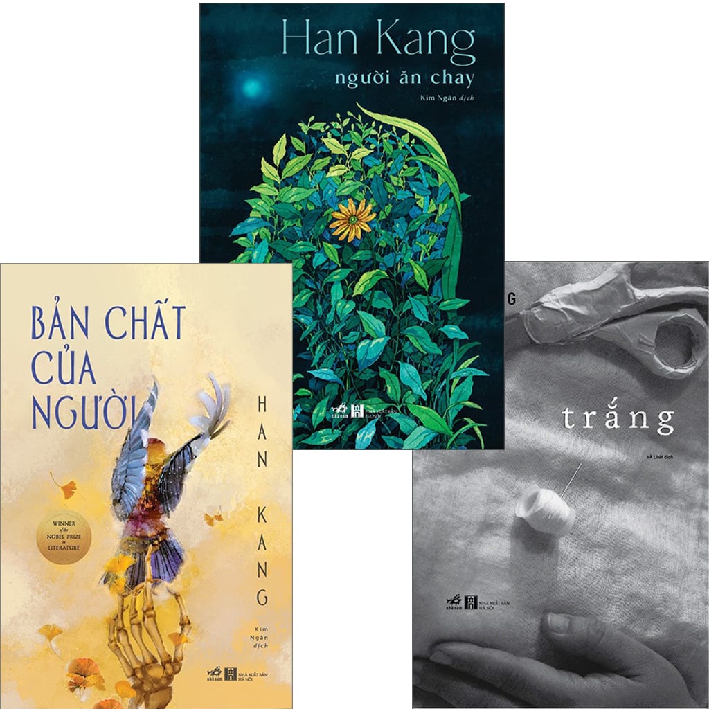 Combo 3 Quyển ( Trắng + Bản Chất Của Người + Người Ăn Chay ) - Han Kang