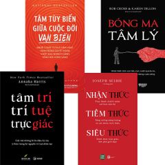 Combo 4 Quyển ( Nhận Thức - Tiềm Thức - Siêu Thức + Tâm Tùy Biến Giữa Cuộc Đời Vạn Biến + Bóng Ma Tâm Lý + Tâm Trí - Trí Tuệ - Trực Giác ) - Nhiều Tác Giả