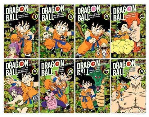 Combo Dragon Ball Full Color - Phần Một - Thời Niên Thiếu Của Son Goku (8 Tập) - Akira Toriyama