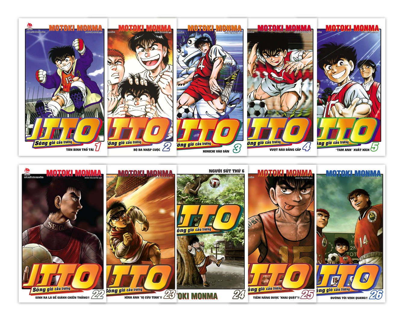 Combo Manga - Itto - Sóng Gió Cầu Trường: Tập 1 - 26 (Bộ 26 Tập) (Tái Bản 2025) - Motoki Monma