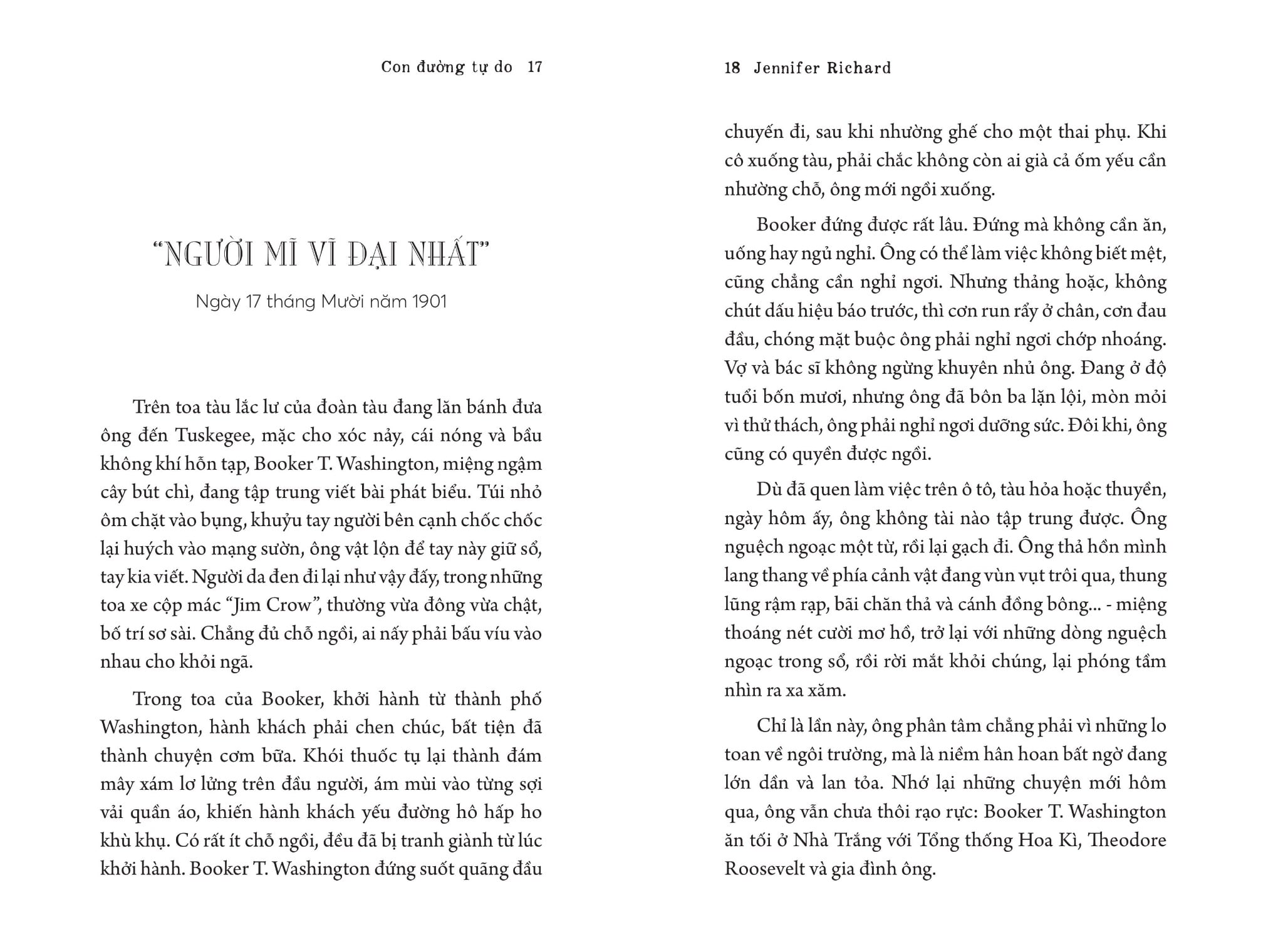 Tủ Sách Thanh Niên - Con Đường Tự Do - 
Jennifer Richard