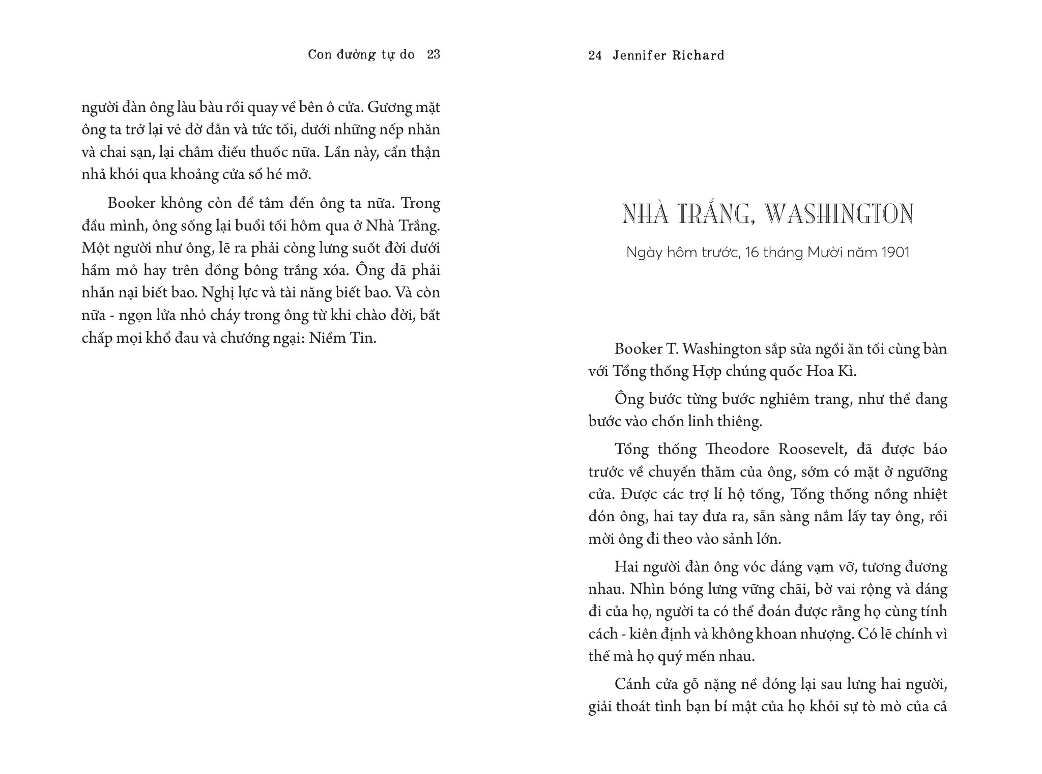 Tủ Sách Thanh Niên - Con Đường Tự Do - 
Jennifer Richard