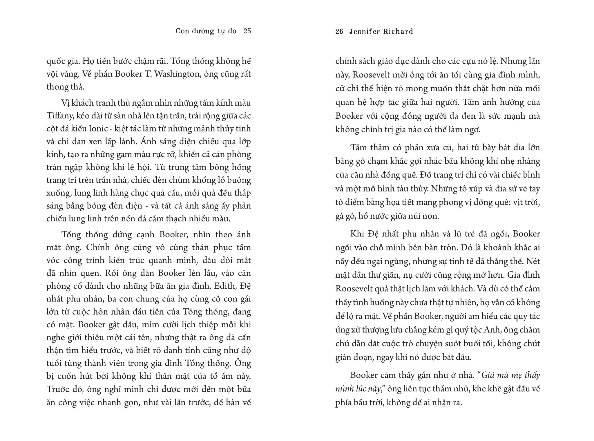 Tủ Sách Thanh Niên - Con Đường Tự Do - 
Jennifer Richard