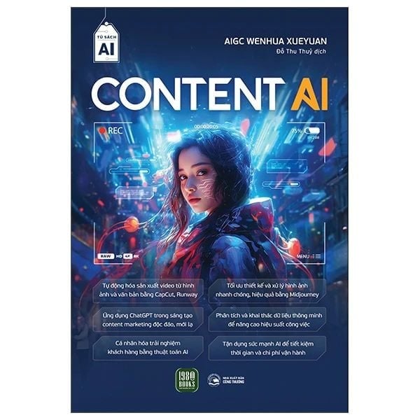 Combo 2 Quyển Content AI + Content Storytelling - Kindra Hall, AIGC Wenhua Xueyuan
