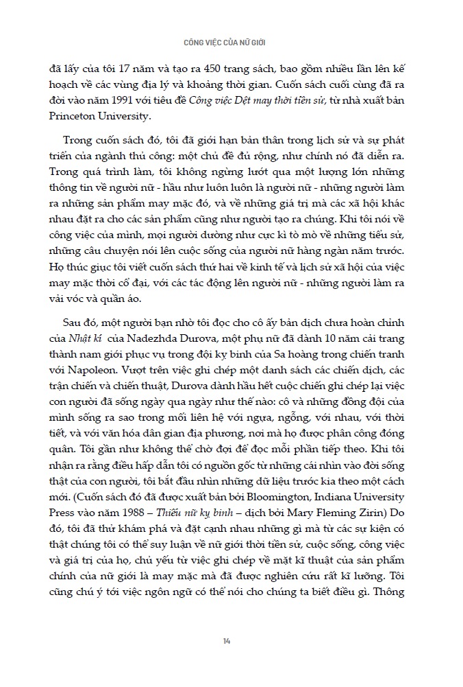 Công Việc Của Nữ Giới - Elizabeth Wayland Barber