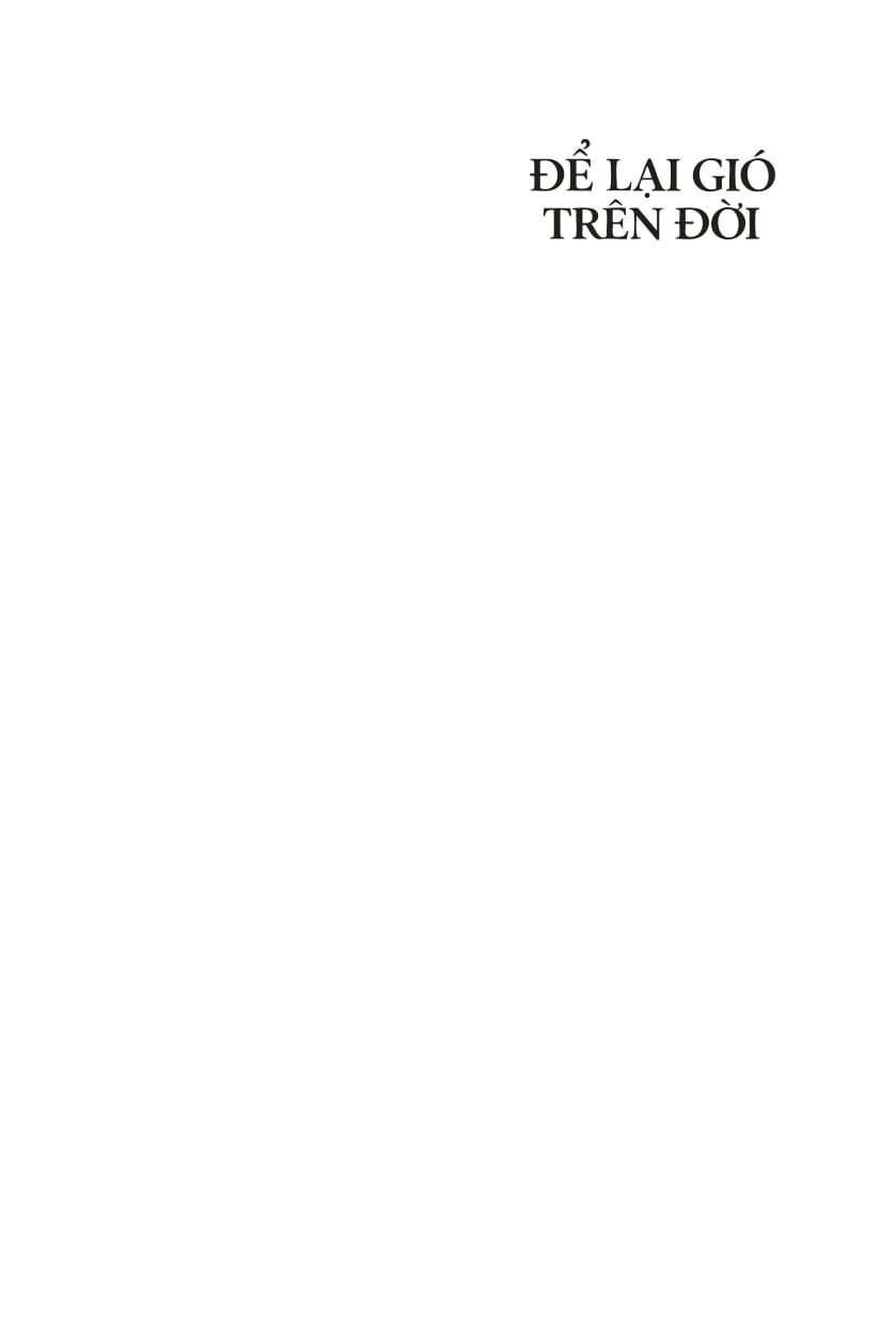 Để Lại Gió Trên Đời (Sdv) - Lưu Văn Mạnh