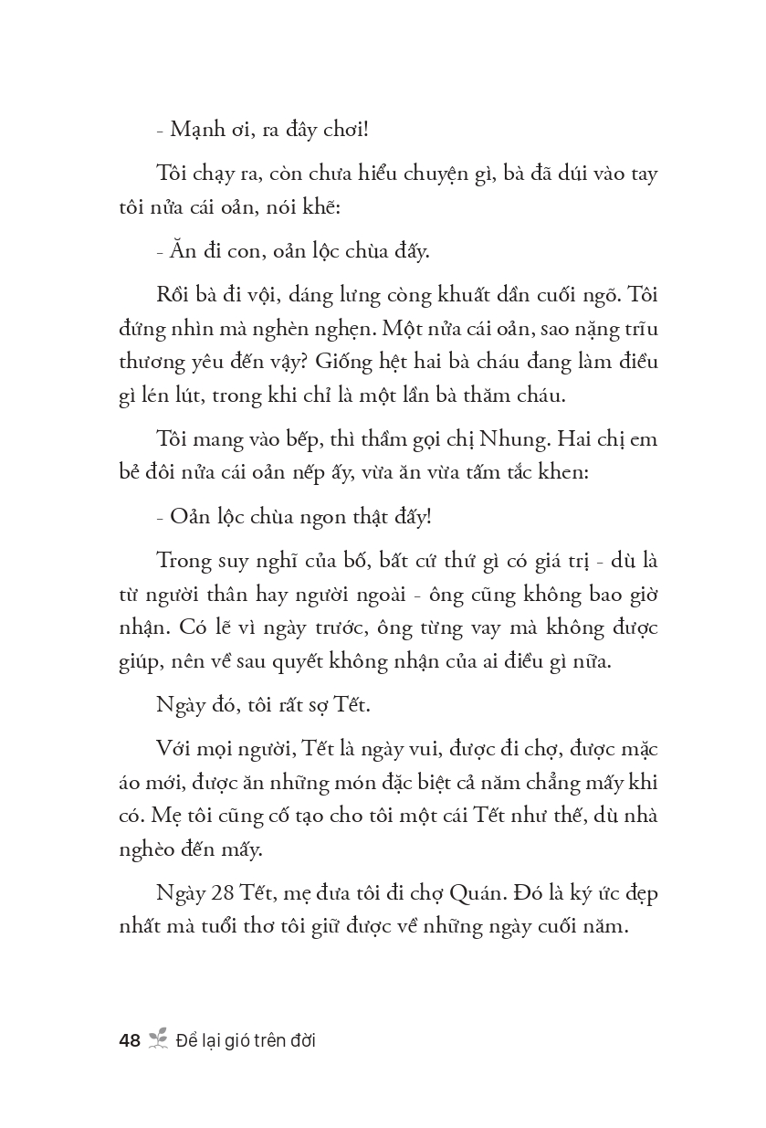 Để Lại Gió Trên Đời (Sdv) - Lưu Văn Mạnh