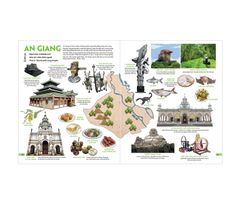 Đất Nước Gấm Hoa - Atlas Việt Nam - Ấn Bản Lưu Dấu 63 Tỉnh Thành (Bìa Cứng) - Võ Thị Mai Chi, Hồ Quốc Cường (2025)