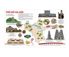 Combo 2 Quyển Atlas Việt Nam ( Chung Một Ngôi Nhà + Đất Nước Gấm Hoa ) - Võ Thị Mai Chi, Hồ Quốc Cường