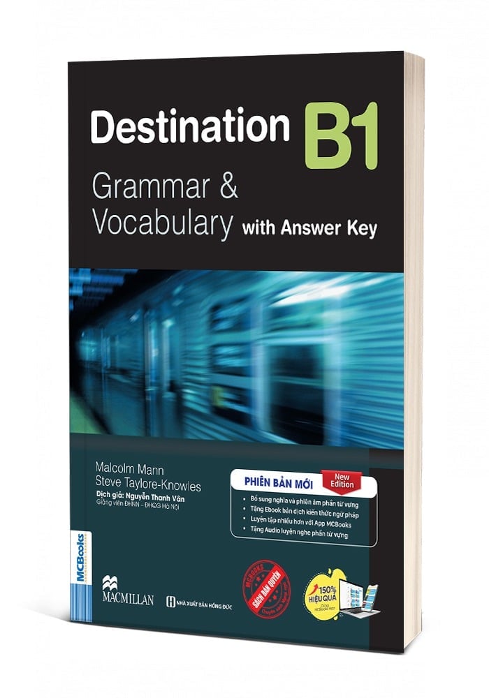 Destination B1 – Grammar & Vocabulary With Answer Key (Tái Bản 2025) - Malcom Mann, Steve Taylore-K