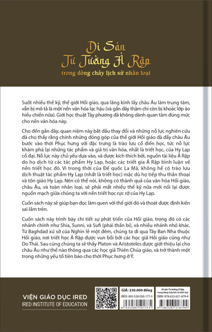  Di Sản Tư Tưởng Ả Rập - Trong Dòng Chảy Lịch Sử Nhân Loại - Arabic Thought and Its Place in History - De Lacy O’Leary 