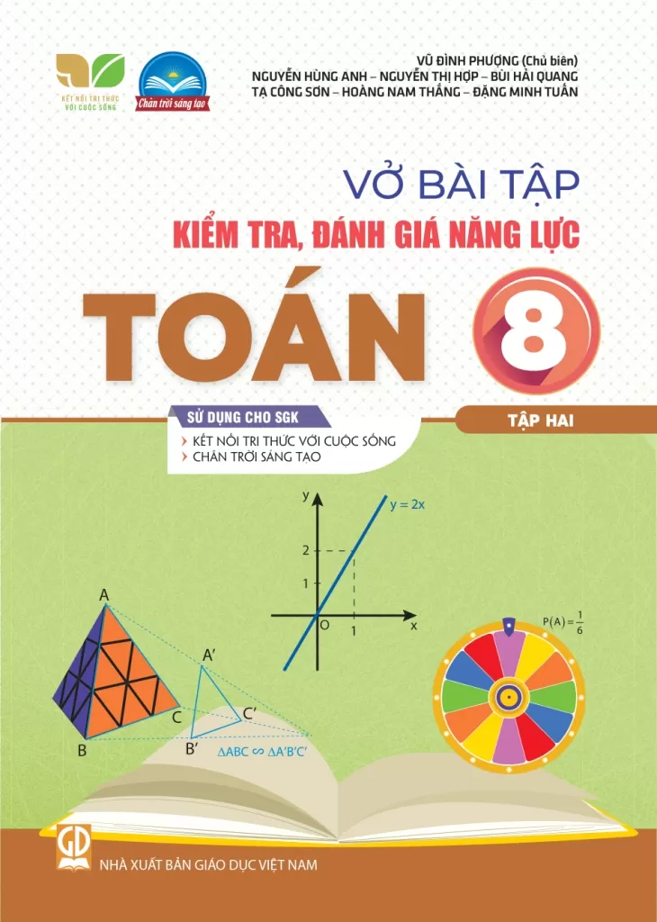 Vở Bài Tập Kiểm Tra, Đánh Giá Năng Lực Toán Lớp 8 - Tập 2 (Sử Dụng Cho SGK KNTT) - Vũ Đình Phượng (CB), Nguyễn Hùng Anh, Nguyễn Thị Hợp, Bùi Hải Quang, Tạ Công Sơn, Hoàng Nam Thắng, … - NXBGD