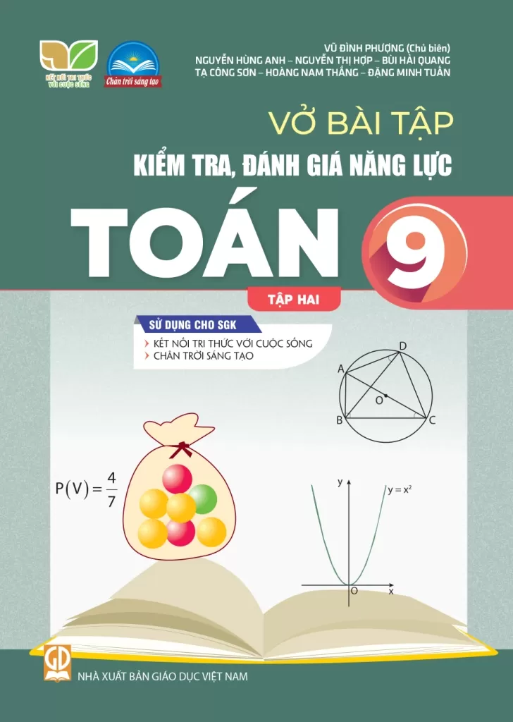 Vở Bài Tập Kiểm Tra, Đánh Giá Năng Lực Toán Lớp 9 - Tập 2 (Sử Dụng Cho SGK KNTT) - Vũ Đình Phượng (CB), Nguyễn Hùng Anh, Nguyễn Thị Hợp, Bùi Hải Quang, Tạ Công Sơn, Hoàng Nam Thắng, … - NXBGD