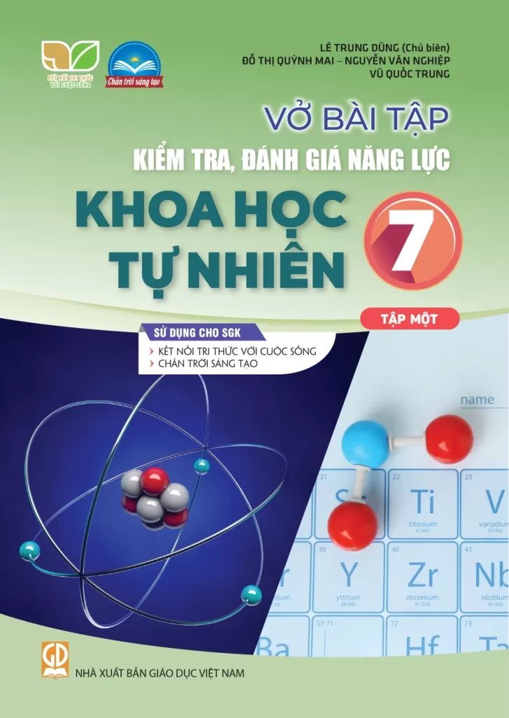 Vở Bài Tập Kiểm Tra, Đánh Giá Năng Lực Khoa Học Tự Nhiên Lớp 7 - Tập 1 (Sử Dụng Cho SGK KNTT) - Lê Trung Dũng (CB), Đỗ Thị Quỳnh Mai, Nguyễn Văn Nghiệp, Vũ Quốc Trung - NXBGD