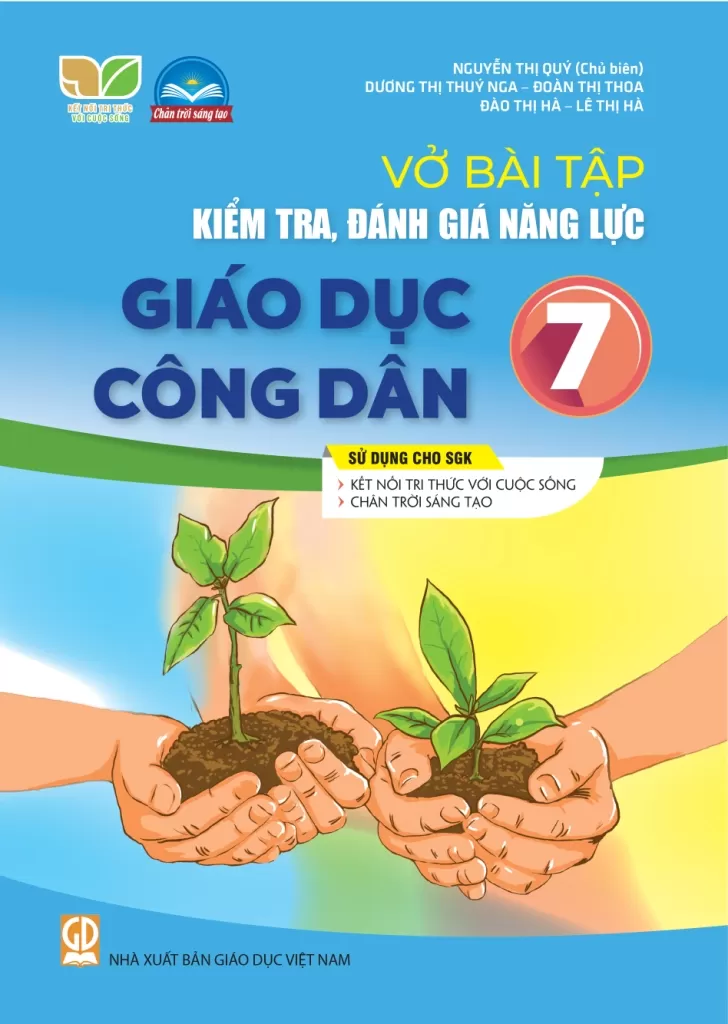 Vở Bài Tập Kiểm Tra, Đánh Giá Năng Lực Giáo Dục Công Dân Lớp 7 (Sử Dụng Cho SGK KNTT) - Nguyễn Thị Quý (CB), Dương Thị Thúy Nga, Đoàn Thị Thoa, Đào Thị Hà, Lê Thị Hà - NXBGD