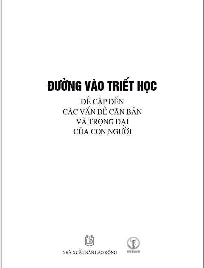 Đường Vào Triết Học - Giáo sư Lê Thành Trị